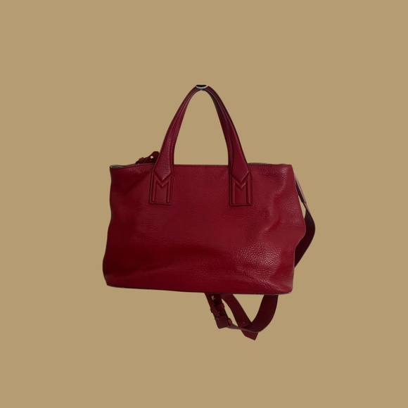 MaxMara Deerskin Print Leather Tote - Picture 3 of 7